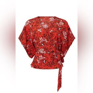 Yumi Kim Floral Wrap Top - Size S
